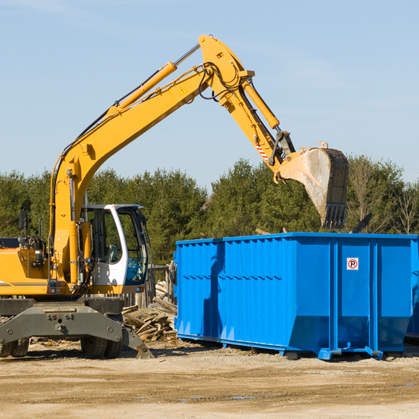 are there any restrictions on where a residential dumpster can be placed in Henderson